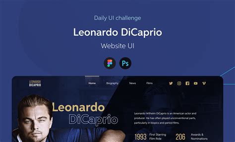 leonardo dicaprio website.